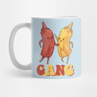 Ketchup and Mustard Funny BFFs Mug